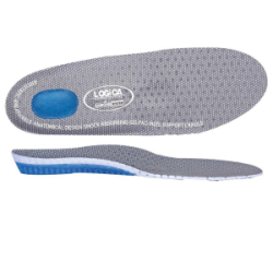 PLANTARE ANATOMICO IN GEL GRIGIO/BLU