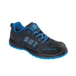 SCARPA BASSA TESSUTO GRIGIA BLU S1PL FO SR