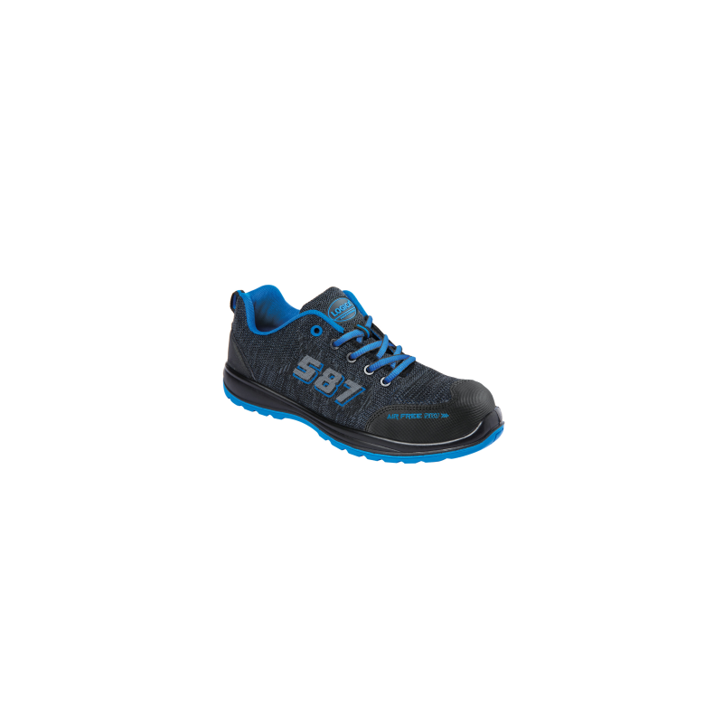 SCARPA BASSA TESSUTO GRIGIA BLU S1PL FO SR