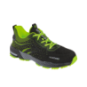 SCARPA BASSA TESSUTO NERA VERDE S1PL