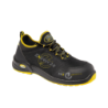 SCARPA BASSA TESSUTO  NERO/GIALLO S3S FO SR
