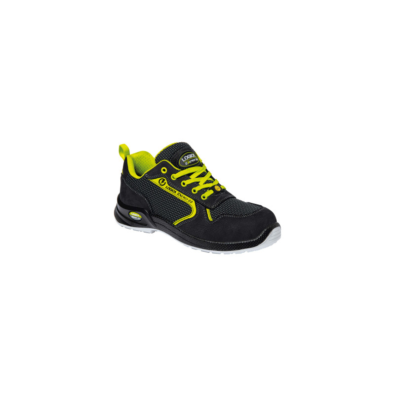 SCARPA BASSA NERO/GIALLO FLUO S3S FO SR ESD