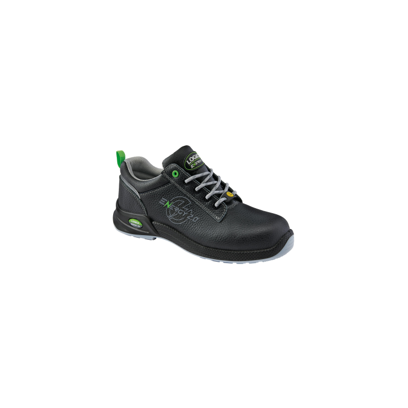 SCARPA BASSA PELLE NERA S3S FO SR ESD