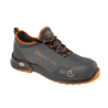 SCARPA BASSA TESSUTO  GRIGIO/ARANCIO S1PS