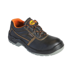 SCARPA BASSA PELLE NERA S3