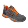SCARPA BASSA SCAMOSCIATA GRIGIA/ARANCIO S1P