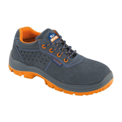 SCARPA BASSA SCAMOSCIATA GRIGIA S1P