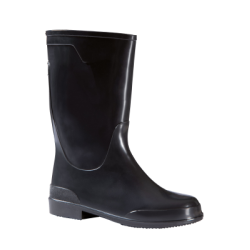 STIVALINO DONNA NERO PVC