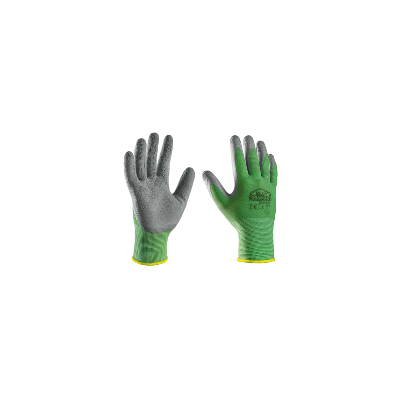 GUANTO SCHIUMA LATTICE VERDE/GRIGIO