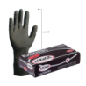 GUANTO NITRILE NERO CF.50 PZ III CAT CE