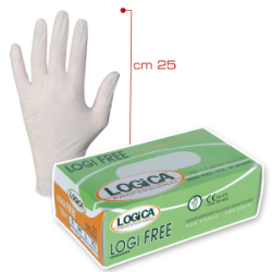 GUANTI LATTICE SENZAPOLVERE 100PZ