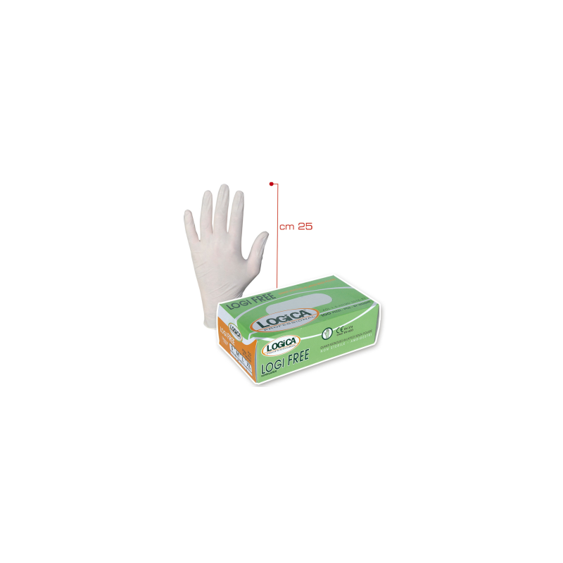 GUANTI LATTICE SENZAPOLVERE 100PZ