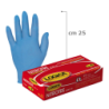 GUANTI NITRILE BLU SENZA POLVERE 100PZ