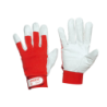 GUANTO FIORE ROSSO D/TELA CON STRAP