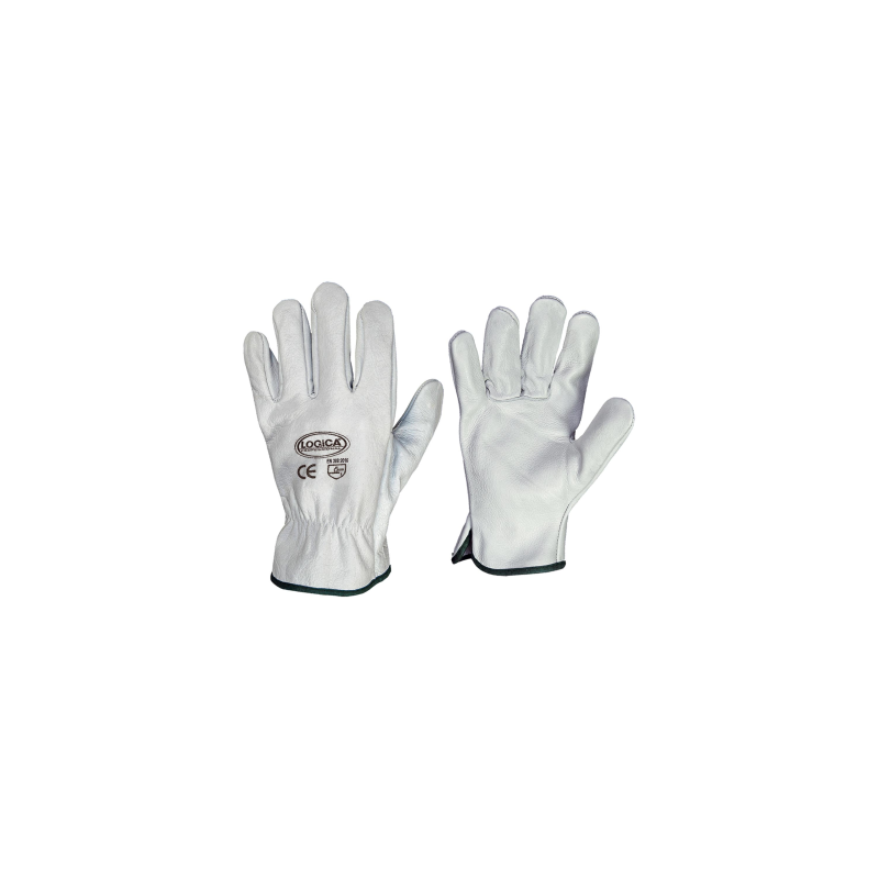 GUANTI PELLE FIORE BIANCO C/CARTELLINO