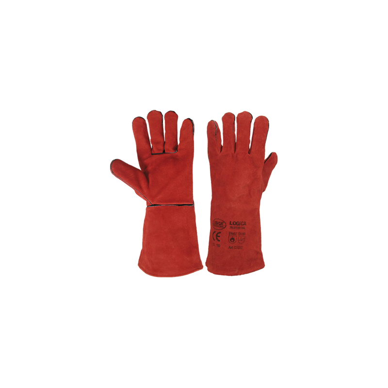 GUANTO CROSTA  ANTICALORE ROSSO EN407
