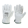 GUANTO PELLE FIORE BIANCO 3TIPS S/CARTEL