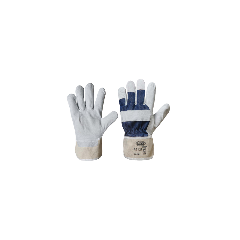 GUANTI CROSTA/TELA DENIM C/MANICH.CE