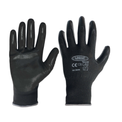 GUANTO POLIESTERE/NITRILE NERO