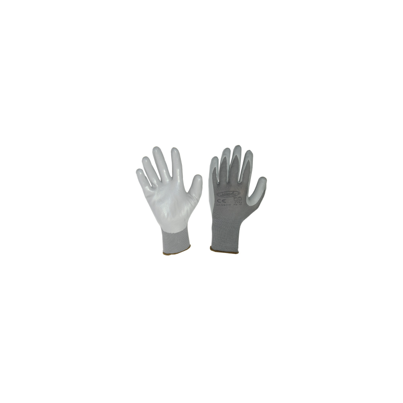 GUANTO NITRILE GRIGIO POLSO MAGLIA