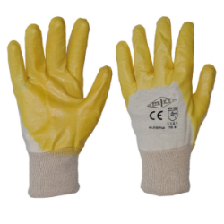 GUANTO NBR LEGGERO P/M GIALLO