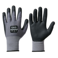 GUANTO POLIESTERE SPALM.FOAM NITRILE NERO