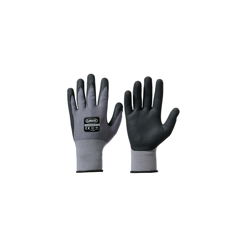 GUANTO POLIESTERE SPALM.FOAM NITRILE NERO