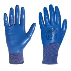 GUANTO NYLON FINEZZA 18 RICOPERTO BLU