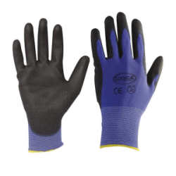 GUANTO NYLON FINEZZA 18 BLU/NERO